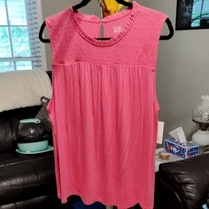 Croft & Barrow Pink Sleeveless Blouse